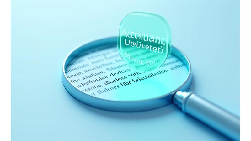 Illustration of a magnifying glass inspecting a perfectly formatted academic citation, with a digital badge displaying '99.8% Accuracy Verified', conveying trust and precision.