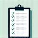 Checklist icon for optimization