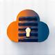 Icon representing secure cloud storage and data protection