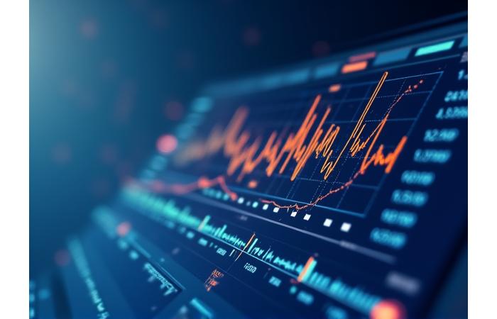 Dynamic analytics dashboard displaying project performance metrics, team productivity heatmaps, and resource utilization charts with predictive trend lines.